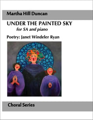 Under the Painted Sky SA choral sheet music cover Thumbnail